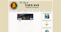 Desktop Screenshot of cityoftarrant.com